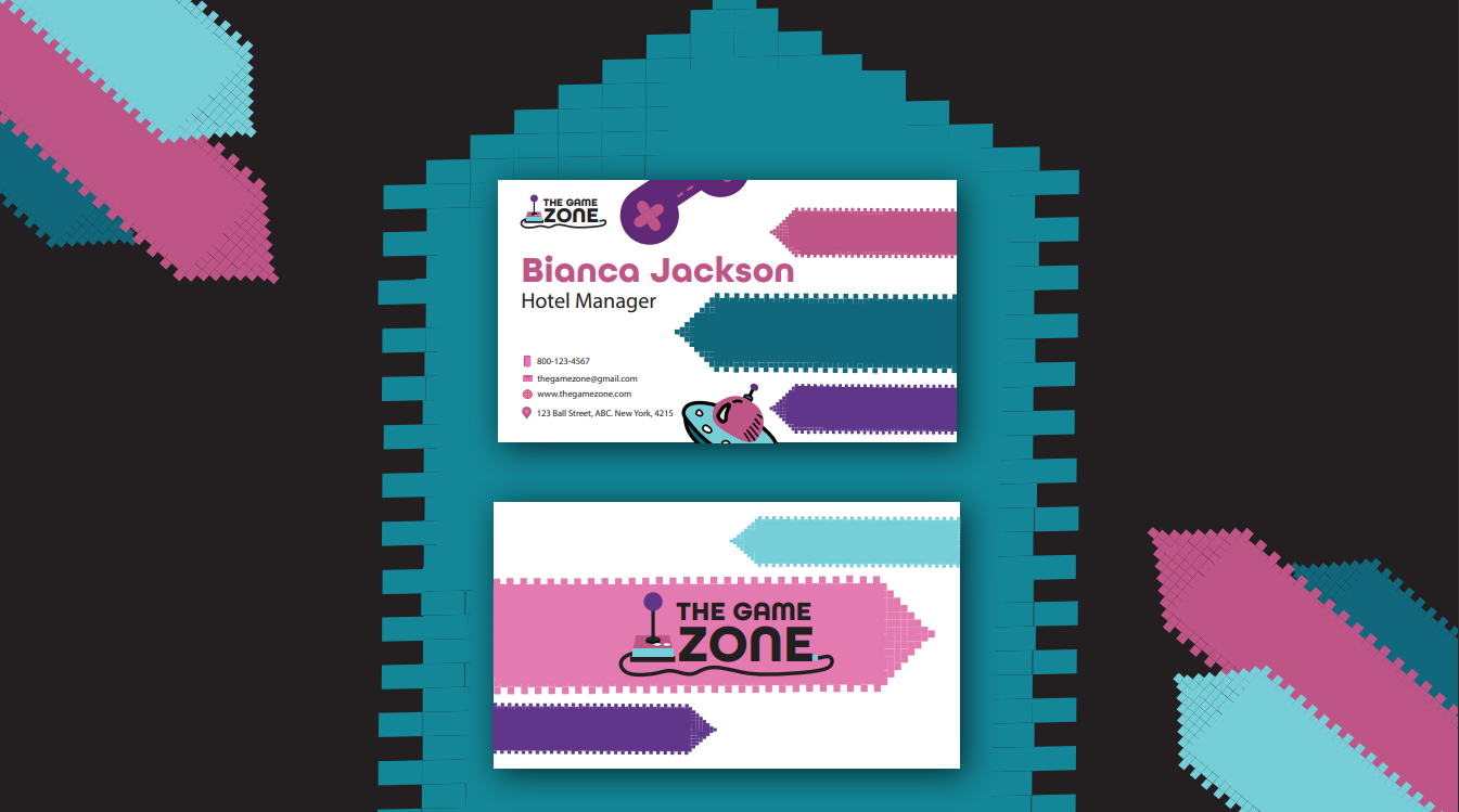 The Game Zone Business Cards